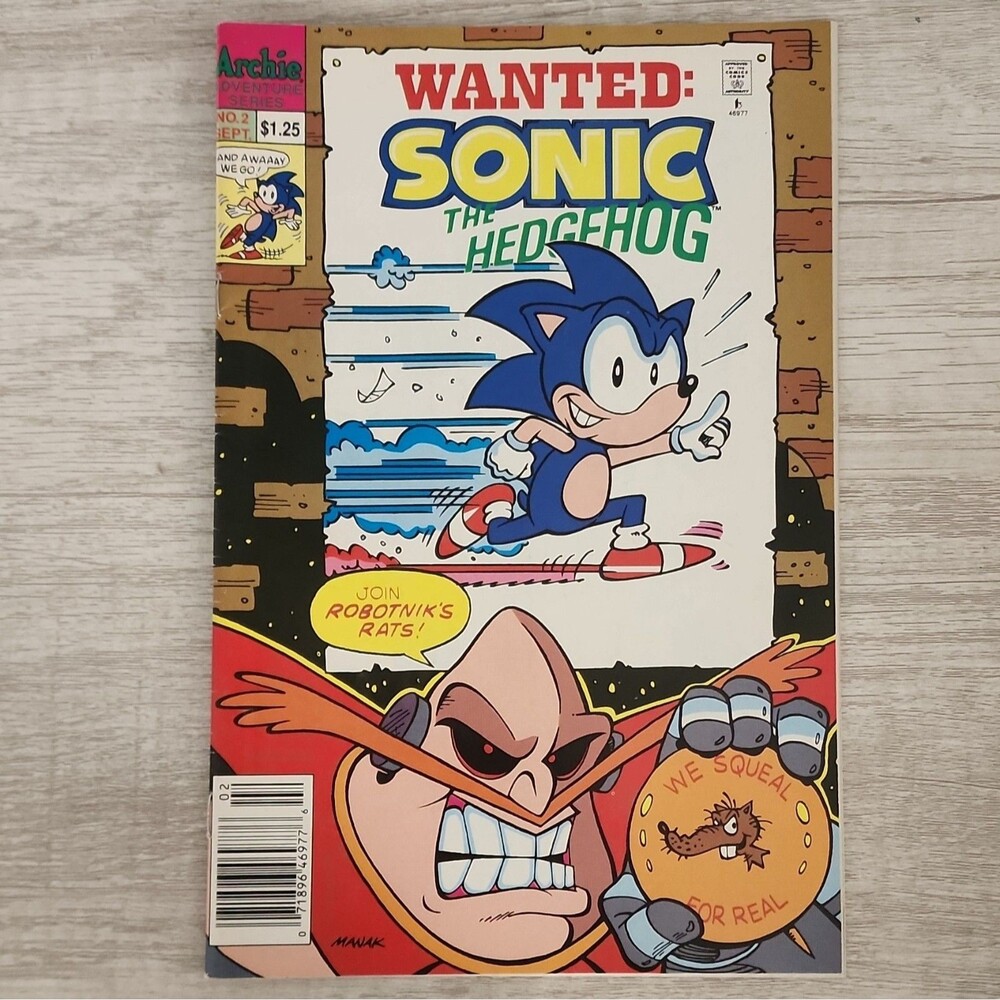 Wanted SONIC Hedgehog  #7  1993